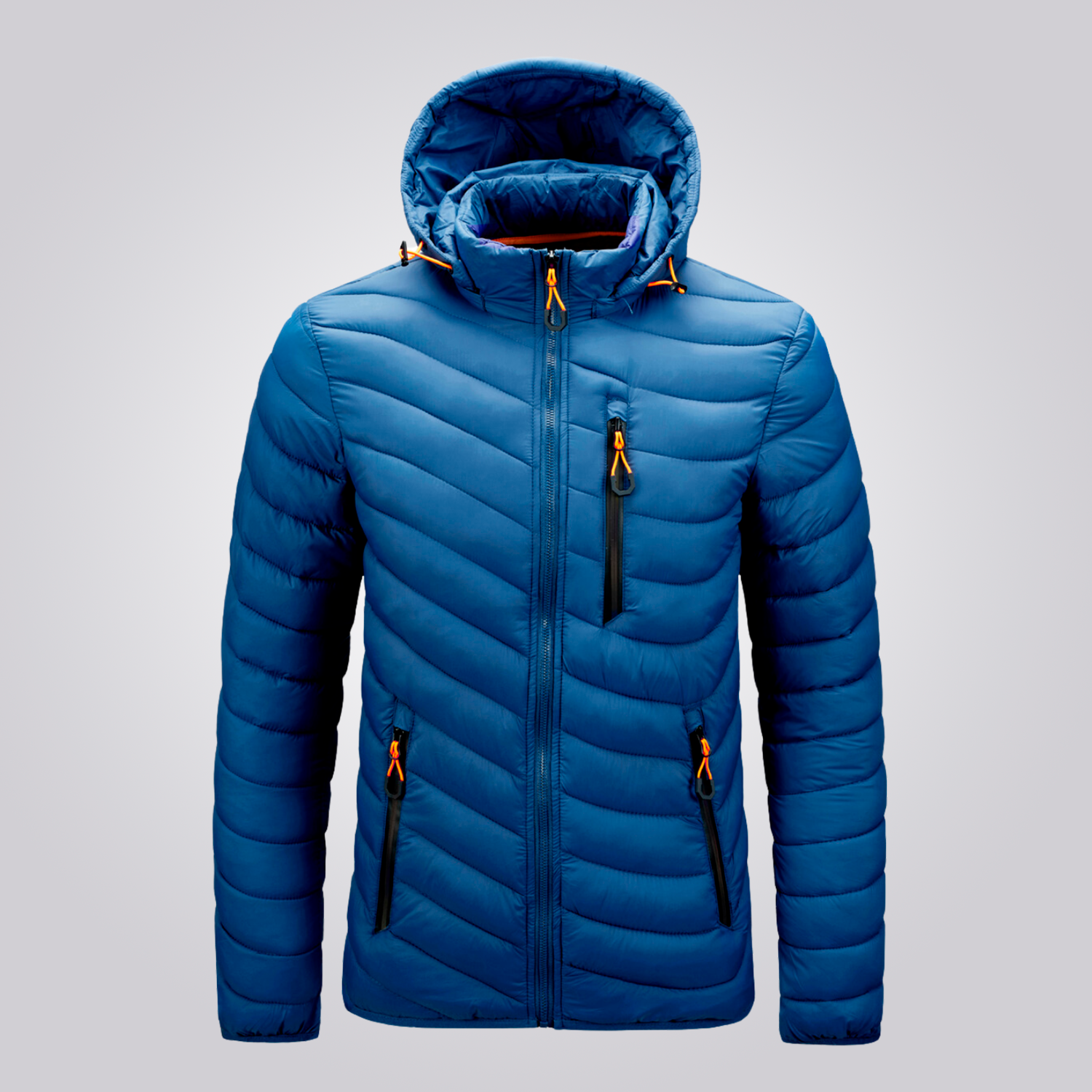 Veste Puffer Homme à Capuche Amovible