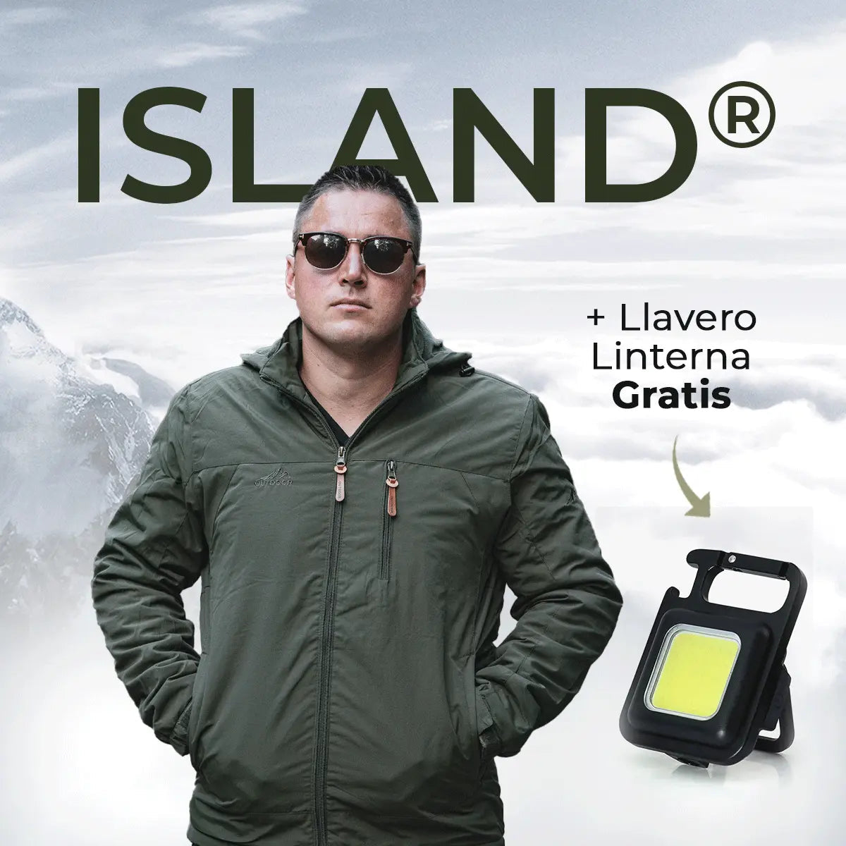 Chaqueta Táctica Militar Island® (+ Llavero Linterna Gratis)