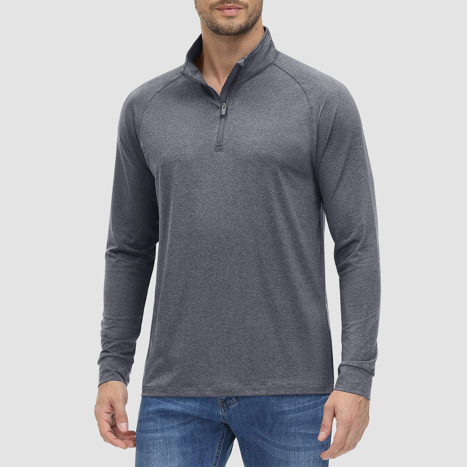 Chemise Homme Col Zippé Anti-UV+