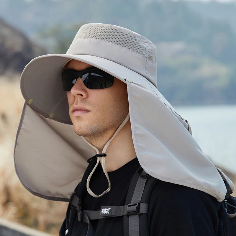 Chapeau Respirant Homme avec Protection UV