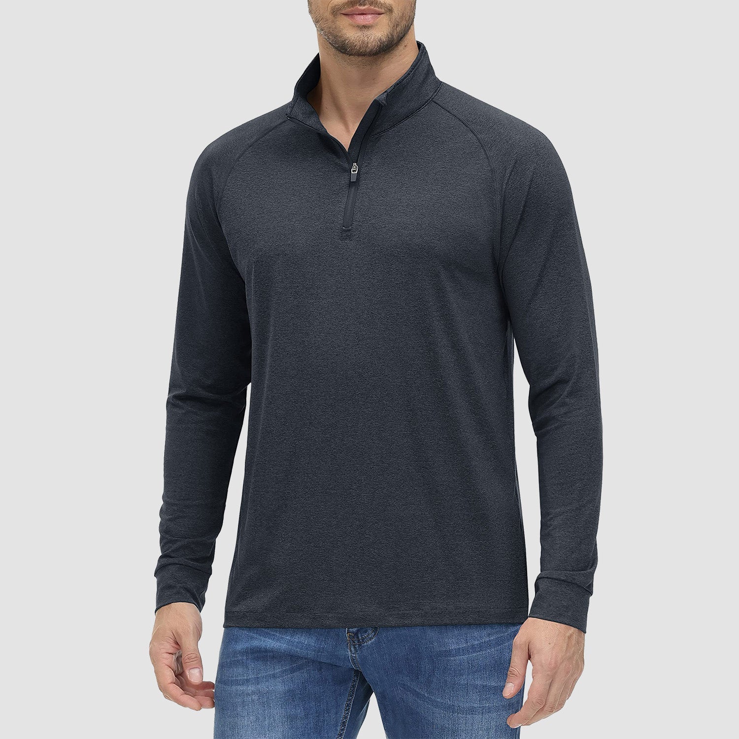 Chemise Homme Col Zippé Anti-UV+