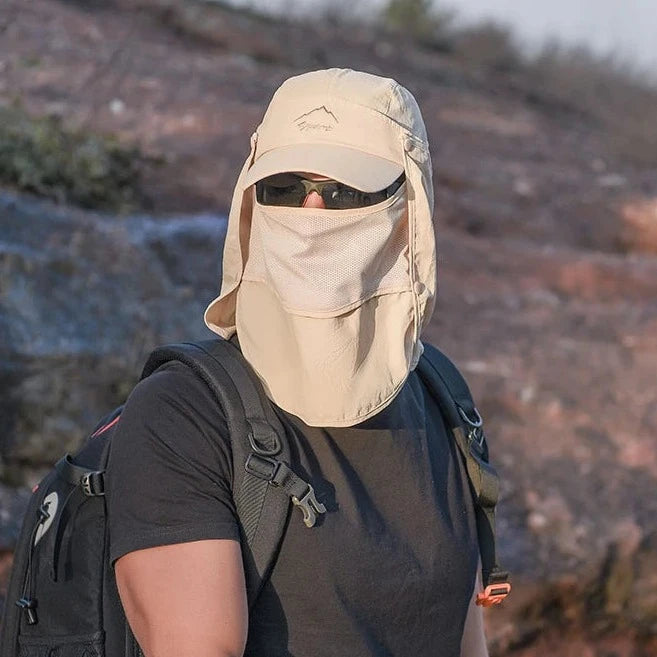 Casquette avec Protection UV Desert