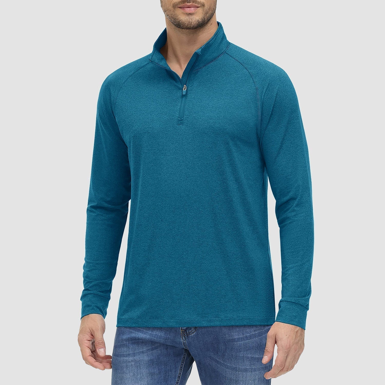 Chemise Homme Col Zippé Anti-UV+