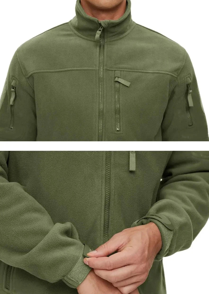 Veste Militaire Homme en Polaire